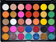 35 color matte and glitter eyeshadow