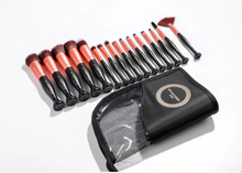 16pcs Professional makeup brush set with FREE carrying travel case